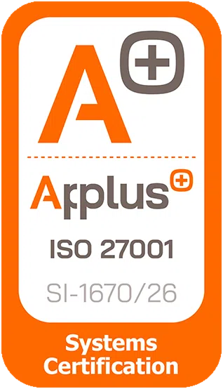 ISO 27001 certification by Applus+ Systems Certification